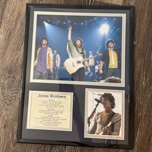 Jonas Brothers picture concert frame